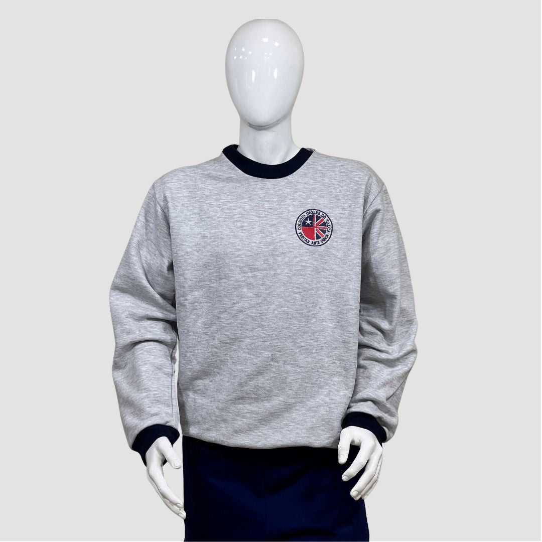 Polerón Deportivo Cuello Polo Colegio Inglés