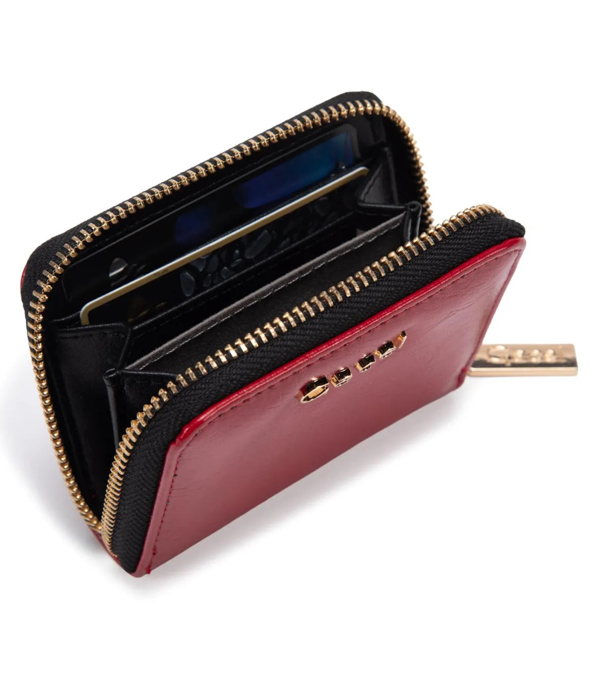 Billetera Mujer Tarjetero Rojo