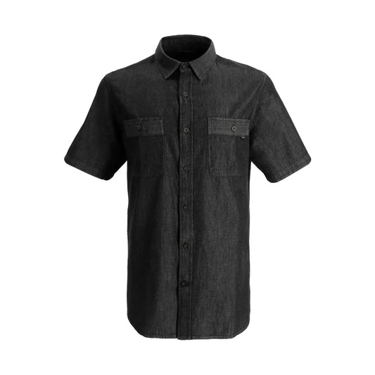 camisa-hombre-manga-corta-solden-negro