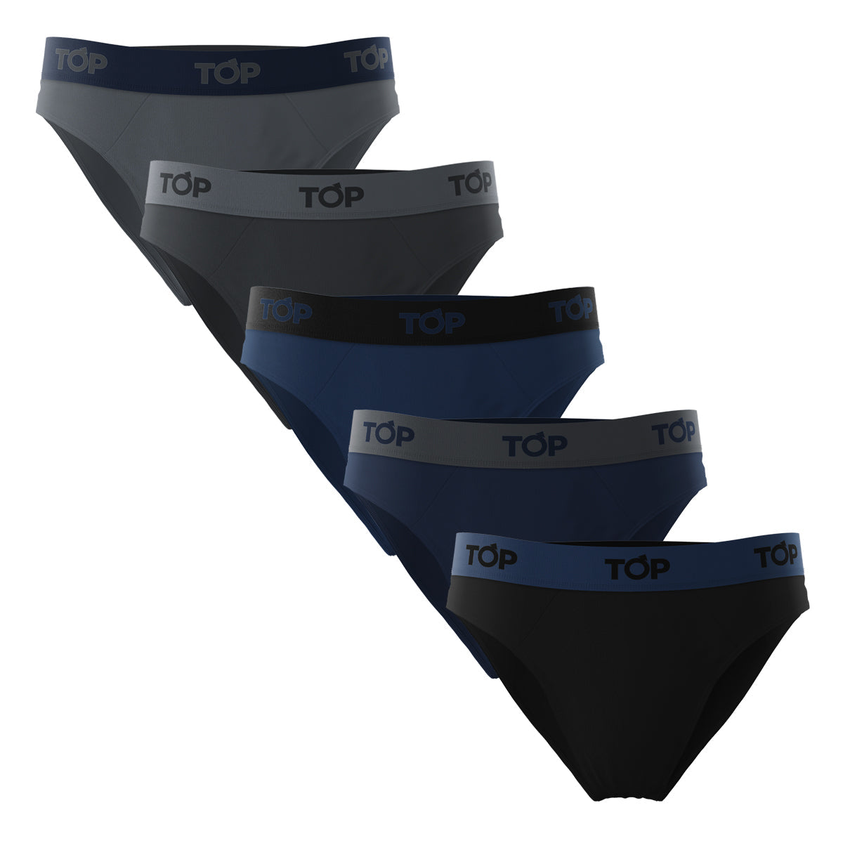 Pack 5 Slip Algodón Hombre C1