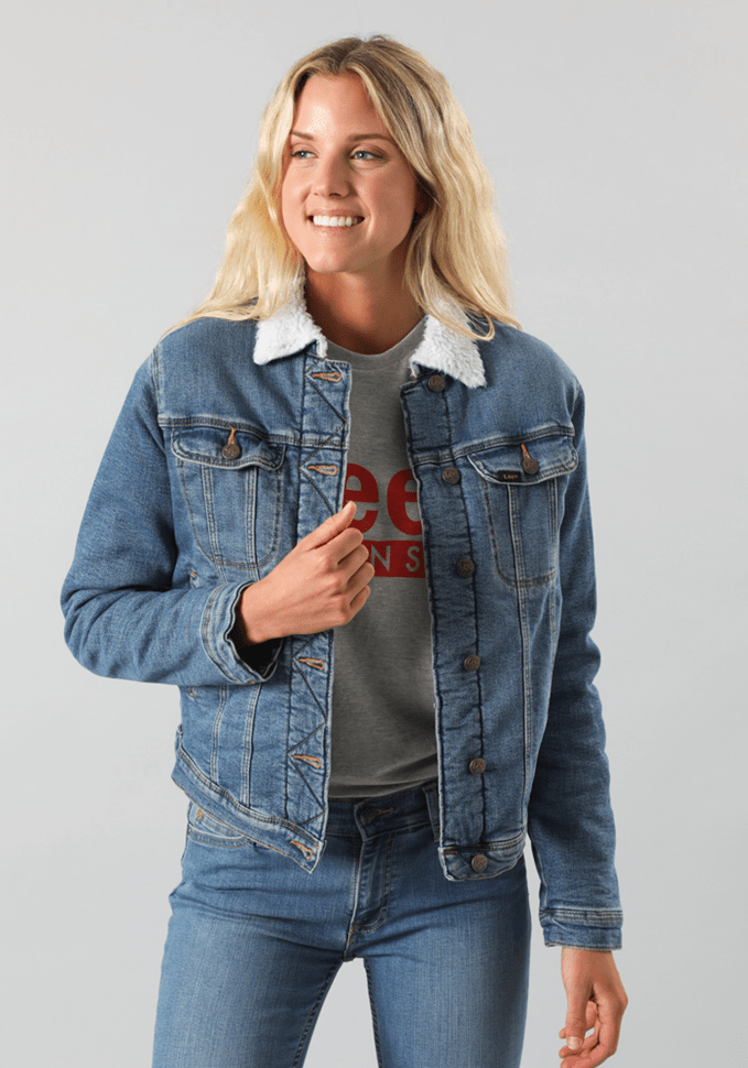 Chaqueta Mujer Sherpa Rider Wash Vintage
