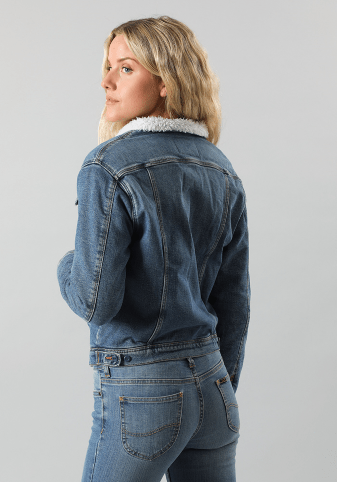 Chaqueta Mujer Sherpa Rider Wash Vintage