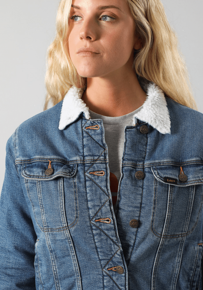 Chaqueta Mujer Sherpa Rider Wash Vintage