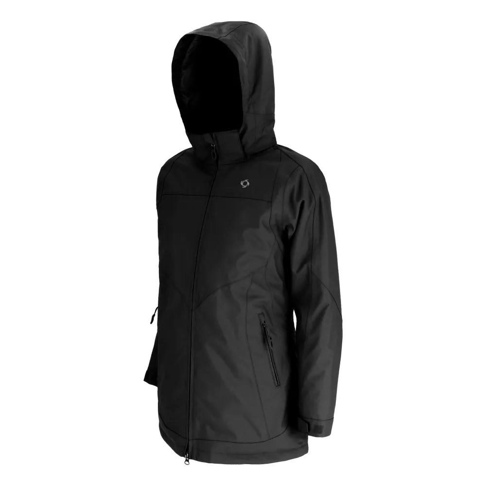 Parka Mujer Termica Impermeable Vertex Negro