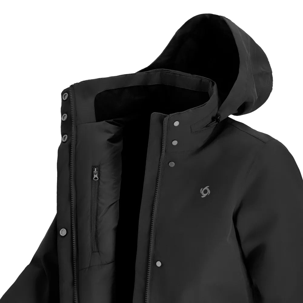 Parka Mujer Abrigo Eva Negro