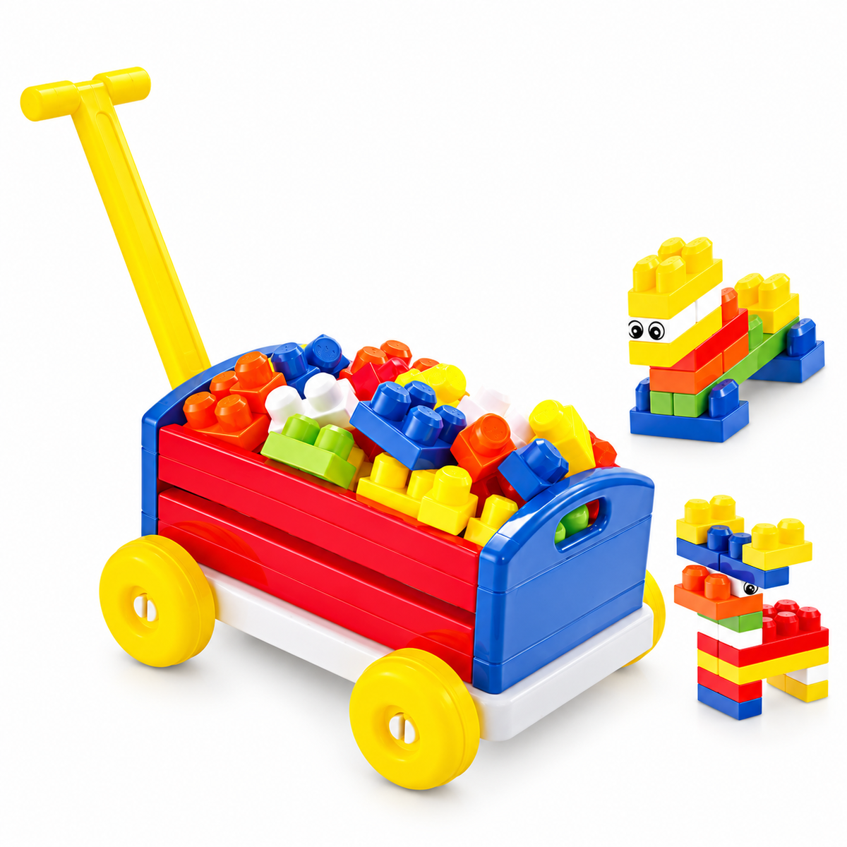 Carrito Arrastre Con Bloques