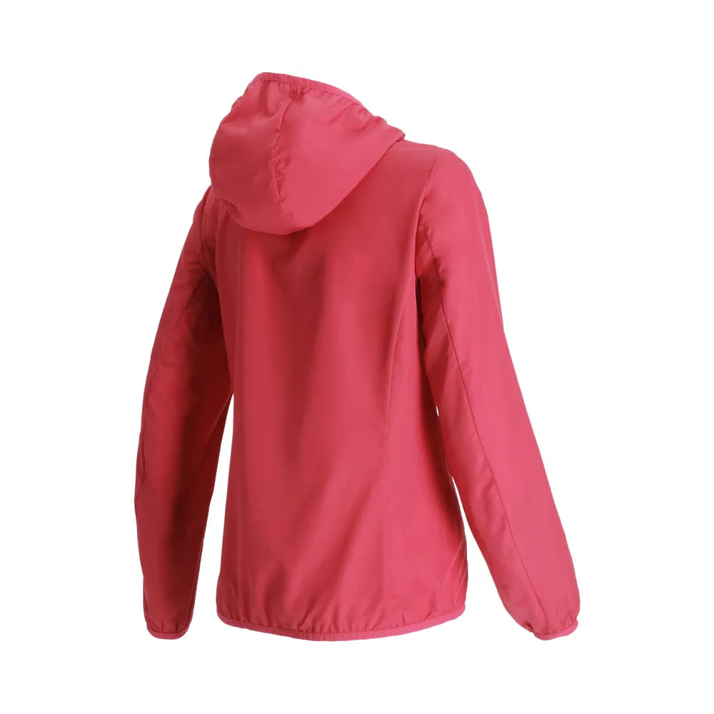 Chaqueta Mujer Compactable Airjkt Hoodie Guinda