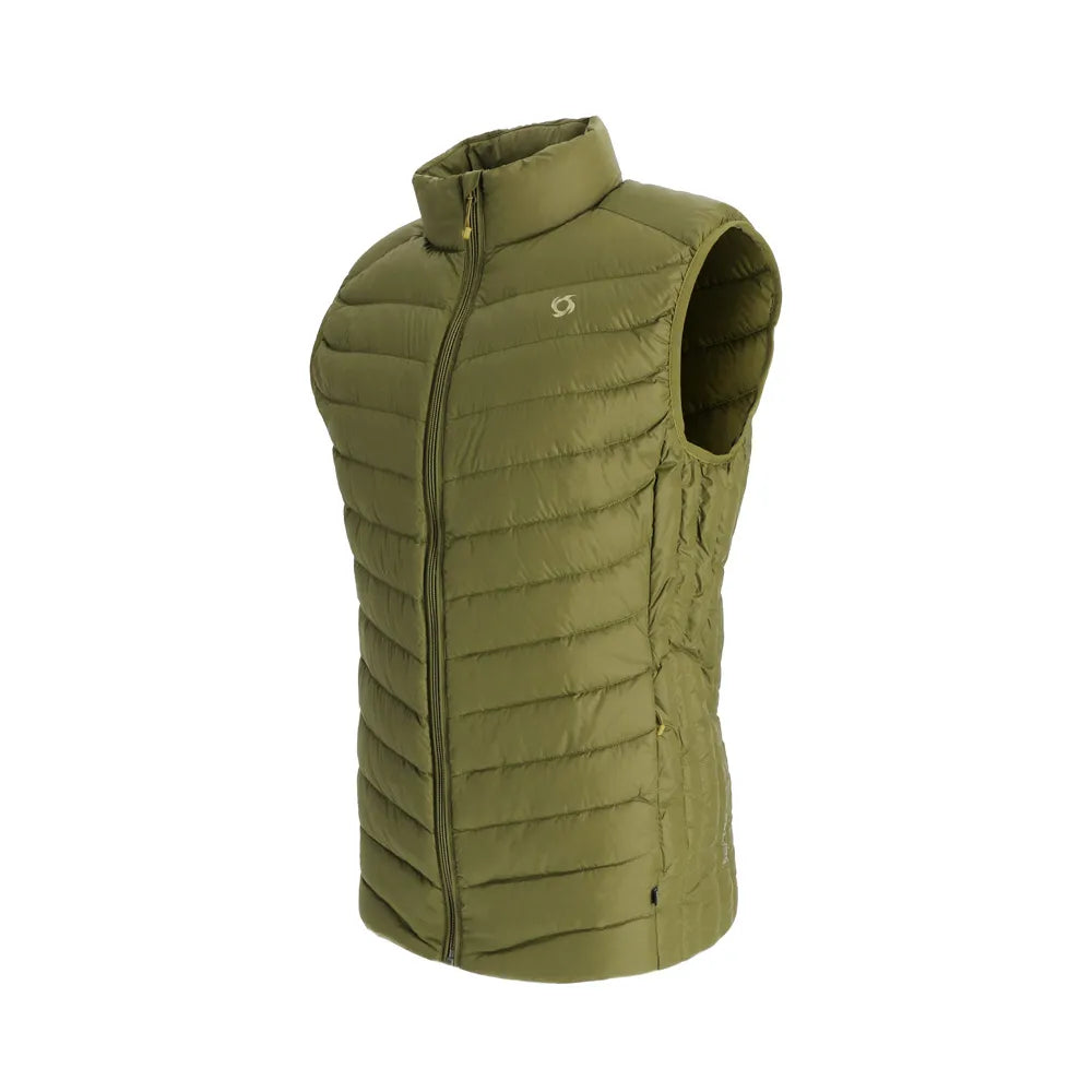 Parka Hombre Pluma Sin Manga Heron OIiva