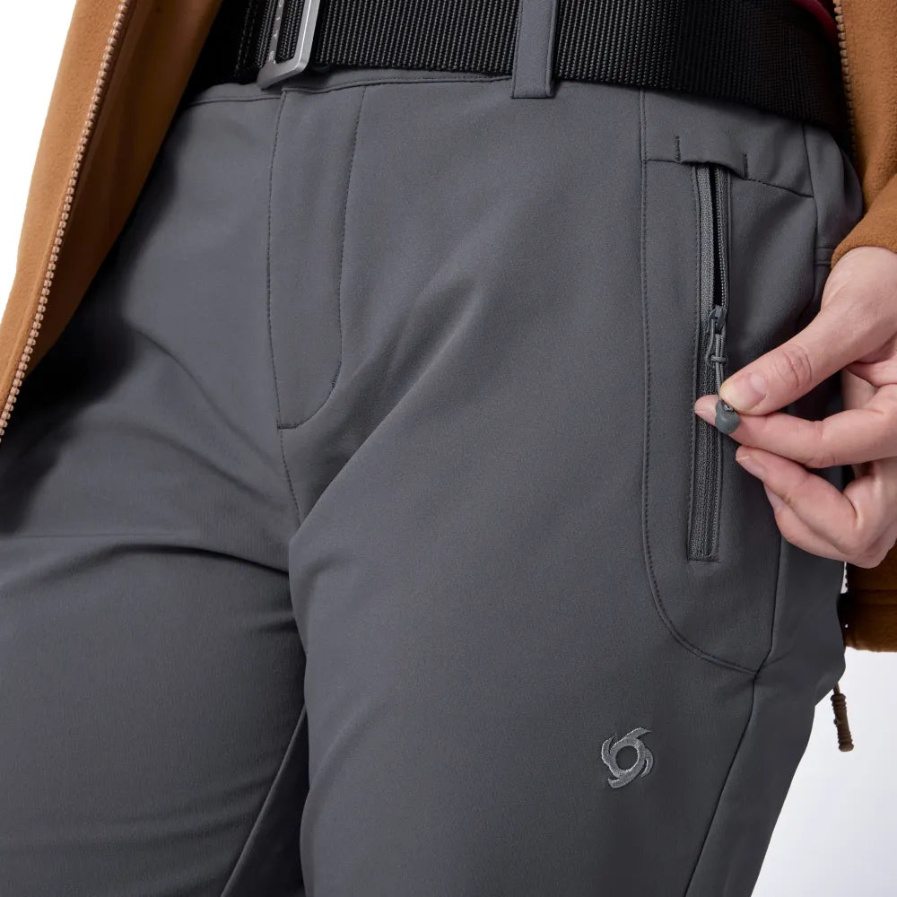 Pantalon Mujer Largo Bronco Gris Oscuro
