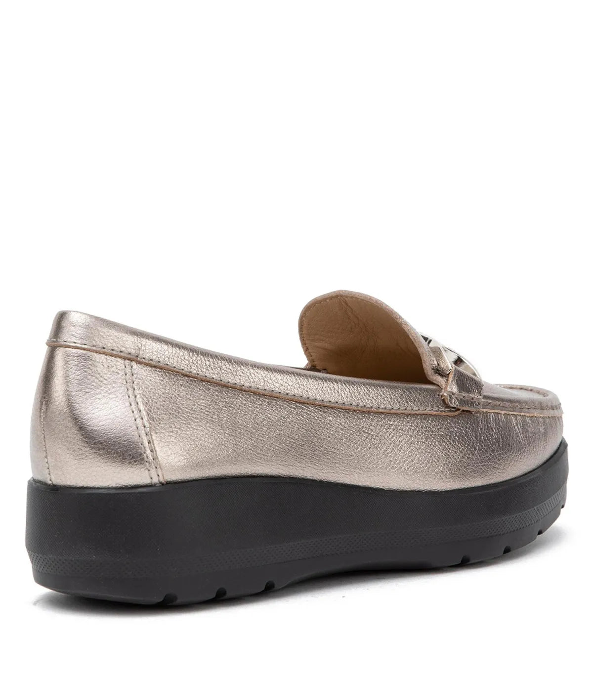 Mocasin Mujer Locanda Plateado