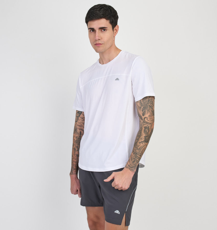Polera Hombre Deportivo Sherlock Blanco