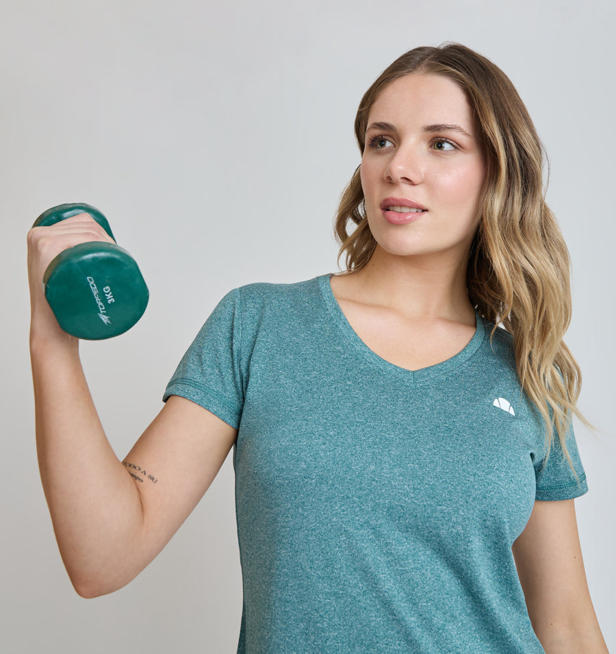 Polera Mujer Deportiva Agata Verde Oscuro