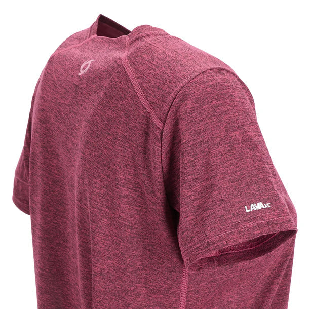 Polera Mujer Deportiva Manga Corta Lava Rosado