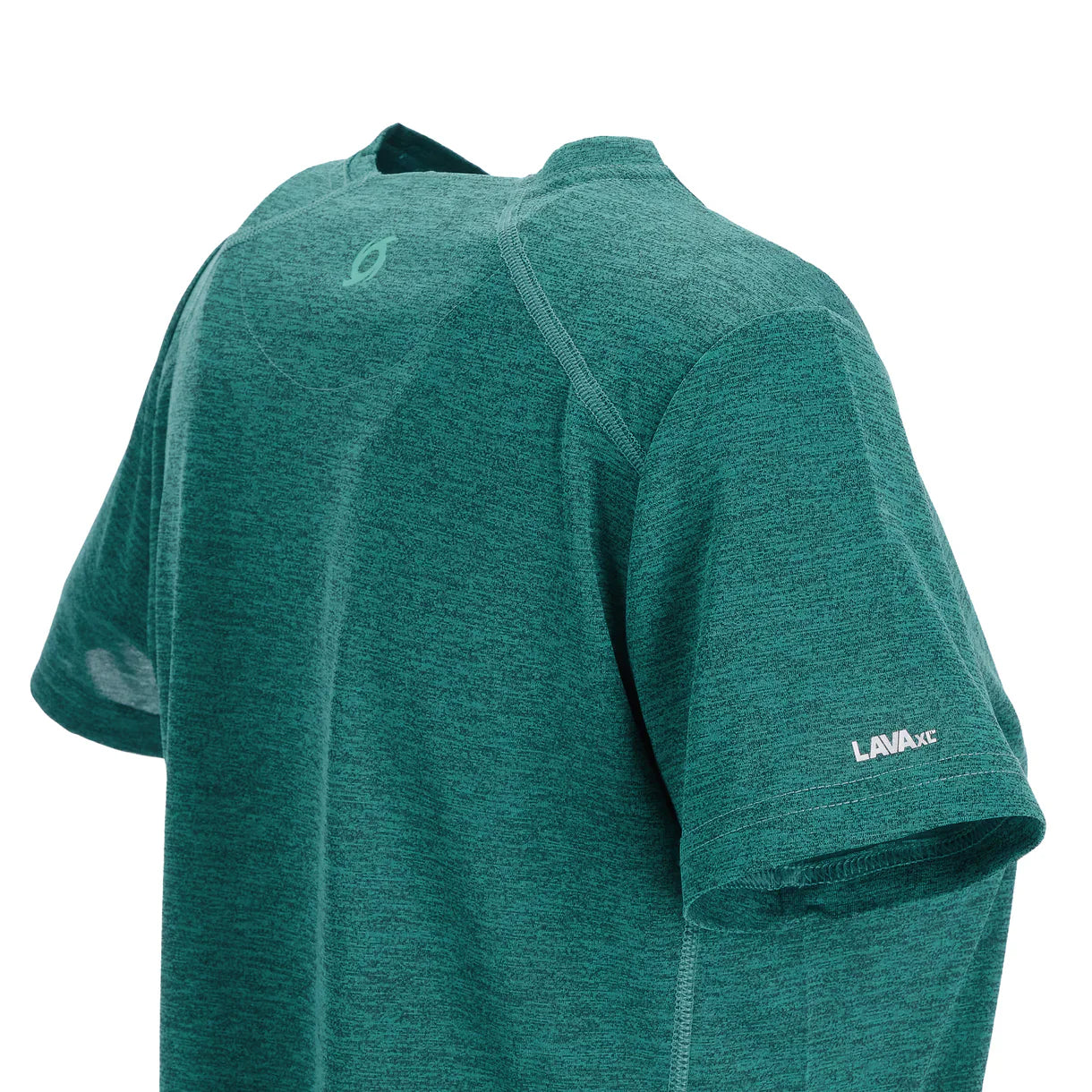 Polera Mujer Deportiva Manga Corta Lava Verde Azulado