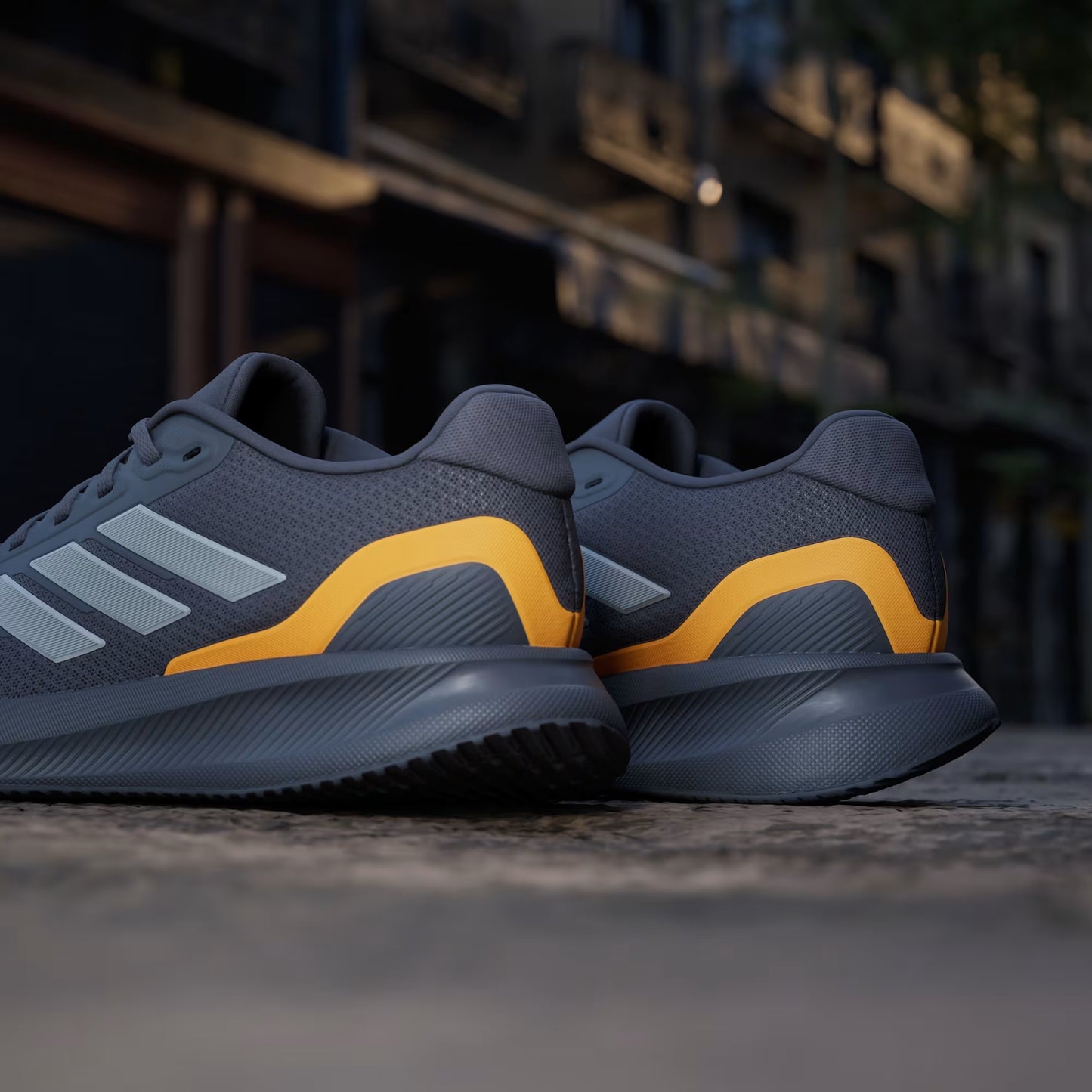 Zapatilla Hombre Running Runfalcon 5 Negro con Gris