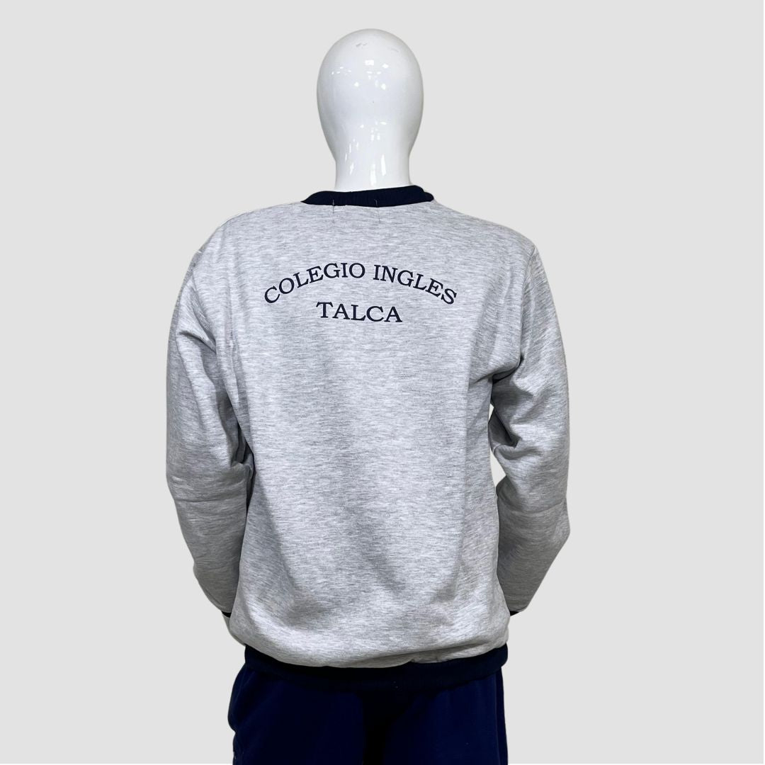 Polerón Deportivo Cuello Polo Colegio Inglés