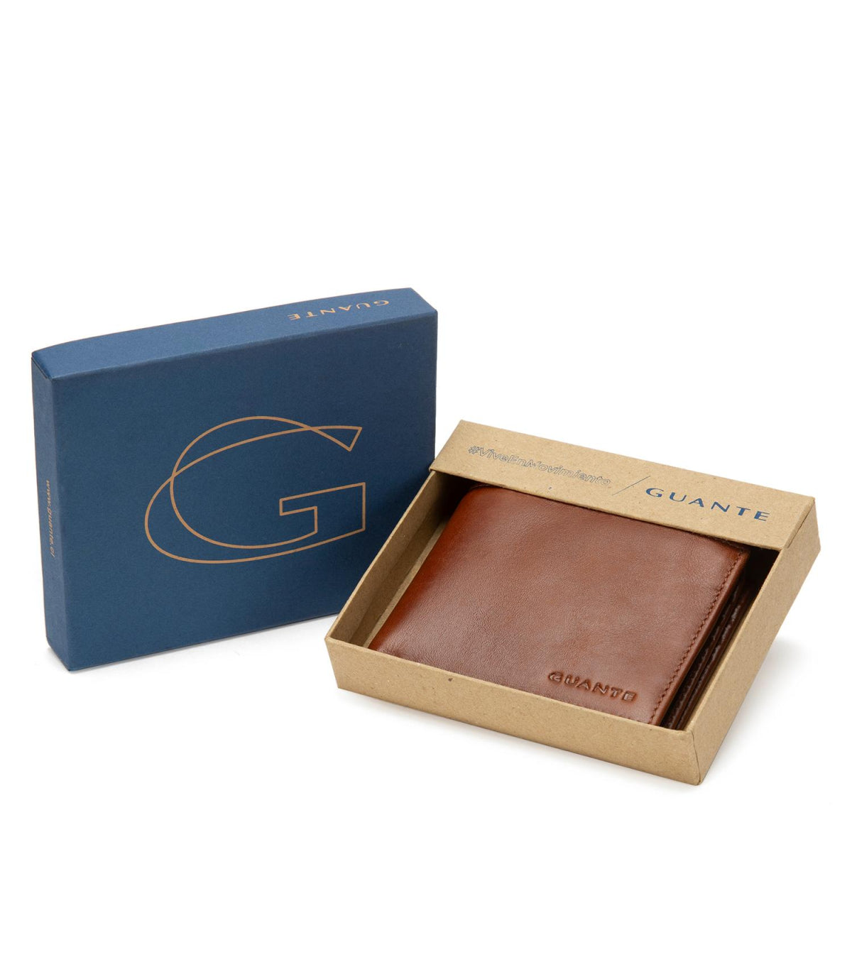 Billetera Hombre Con Flap Brandy