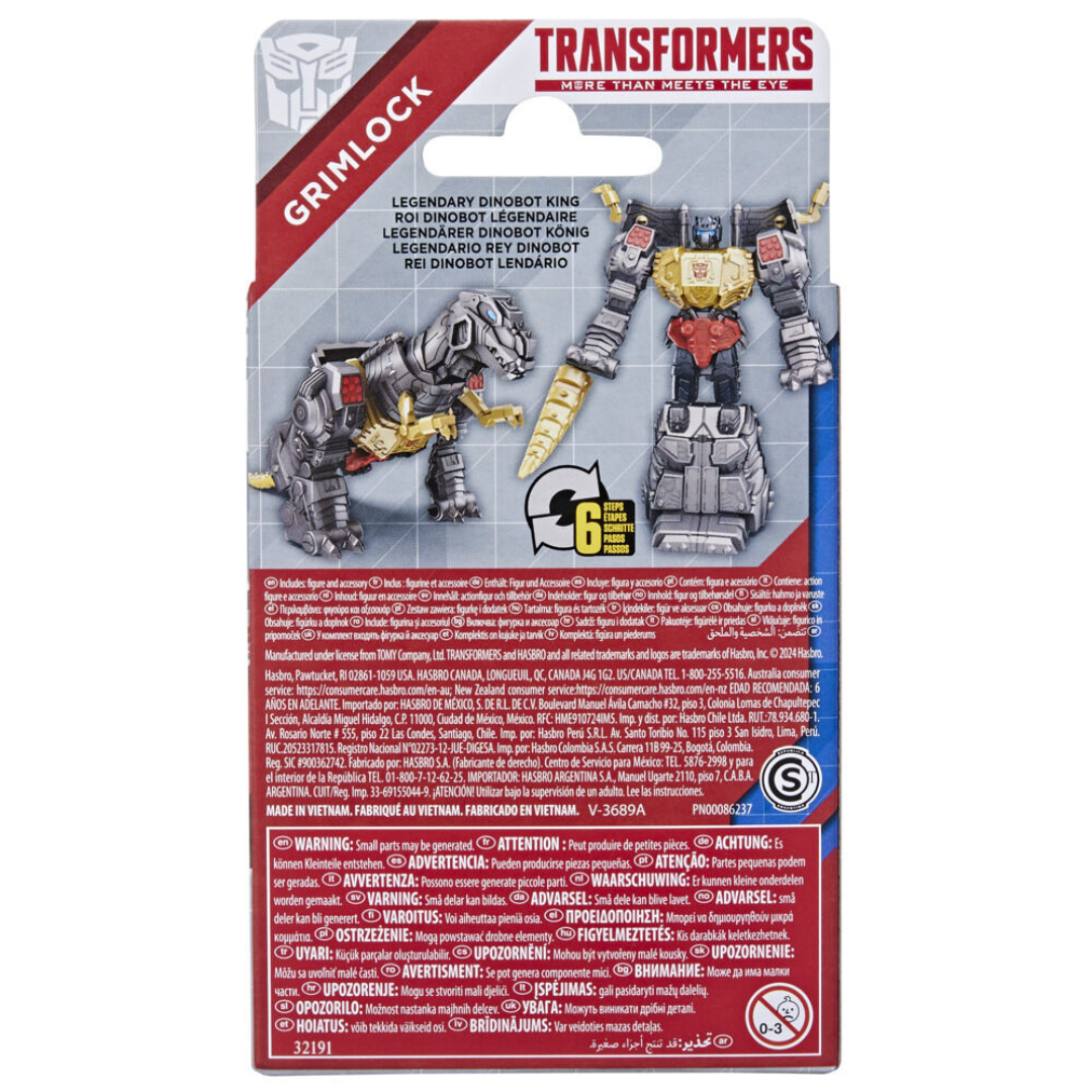 Figura de acción Transformers Authentics Bravo Grimlock