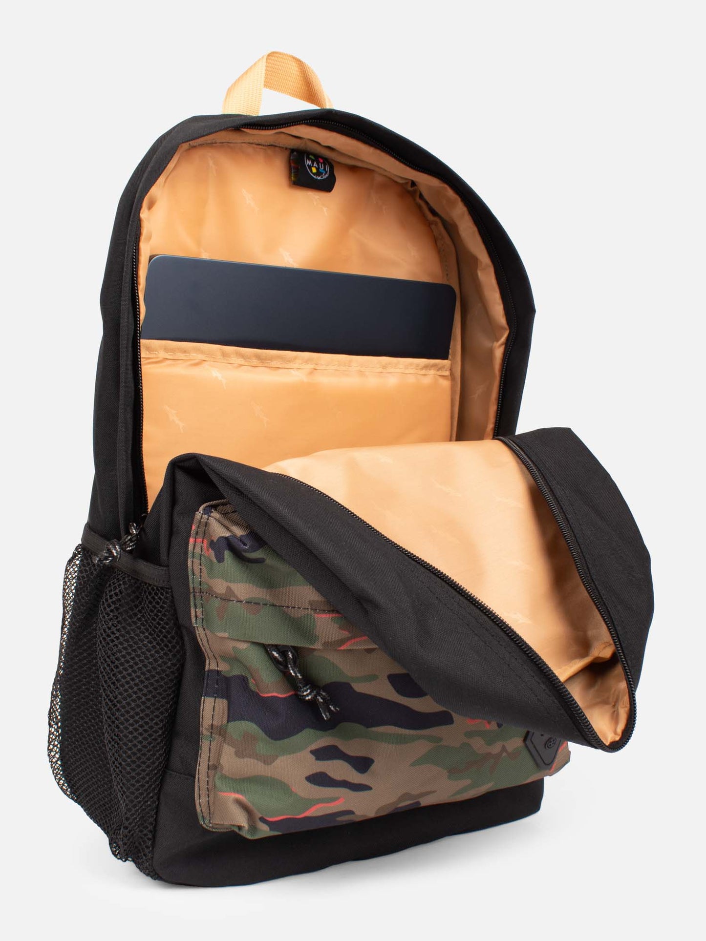 Mochila Niño Negro Militar