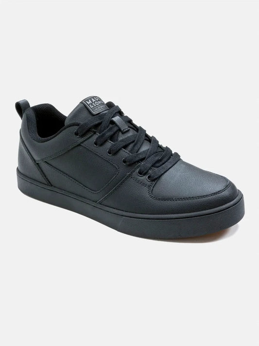 Zapatilla Escolar Niño Rula Negro