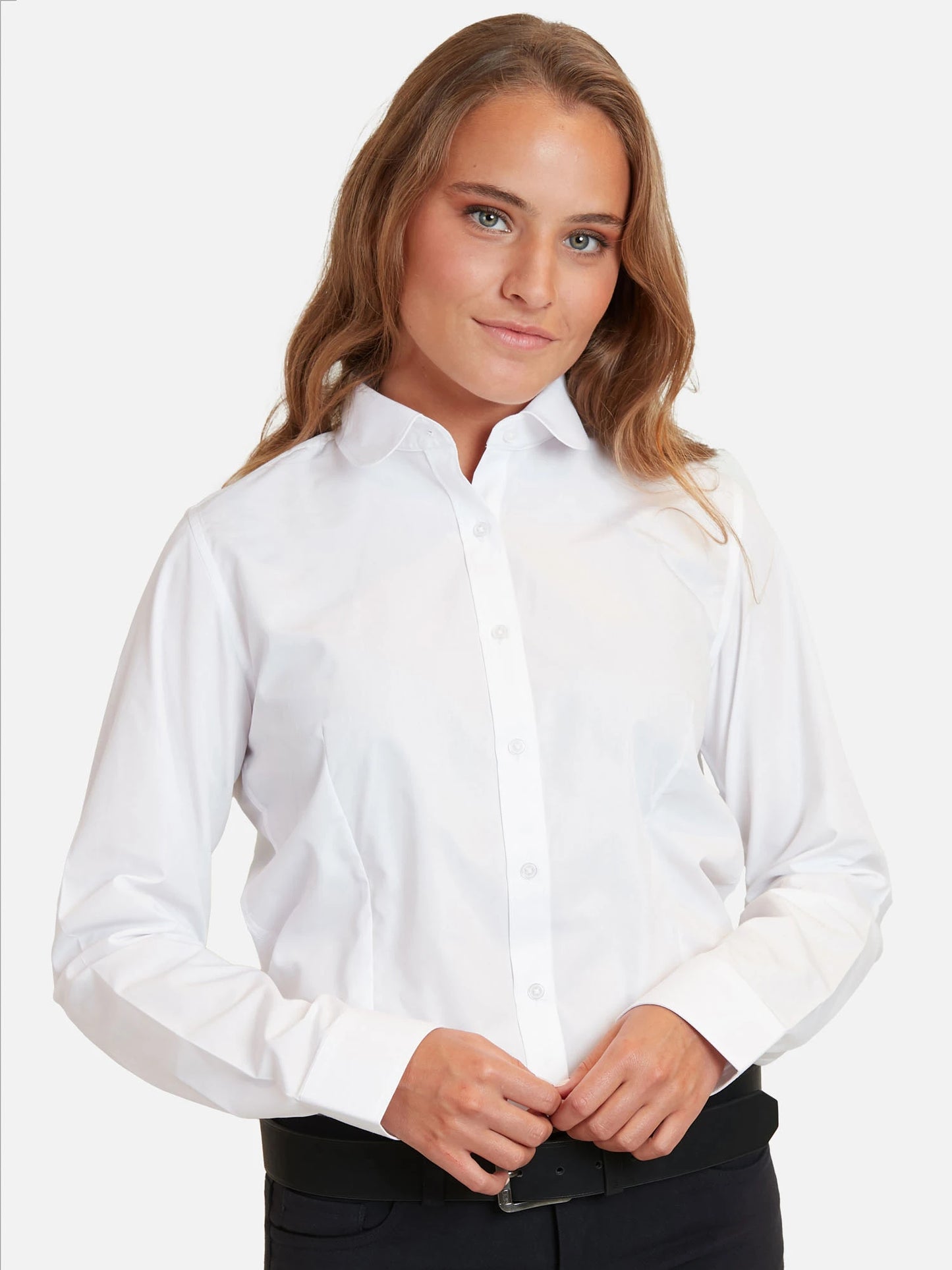 Blusa Mujer Escolar Blanca