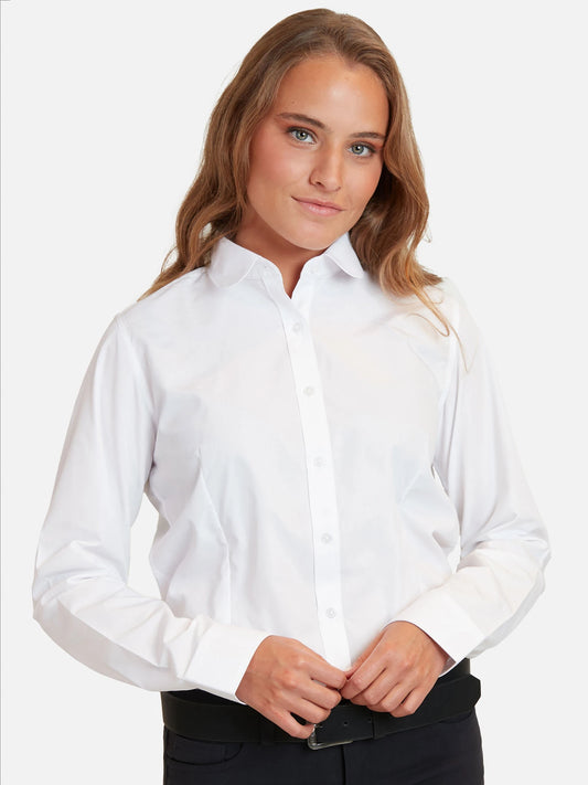 Blusa Mujer Escolar Blanca