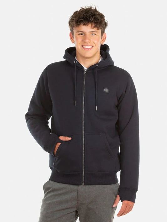 Polerón Niño Escolar Micropolar Azul Marino