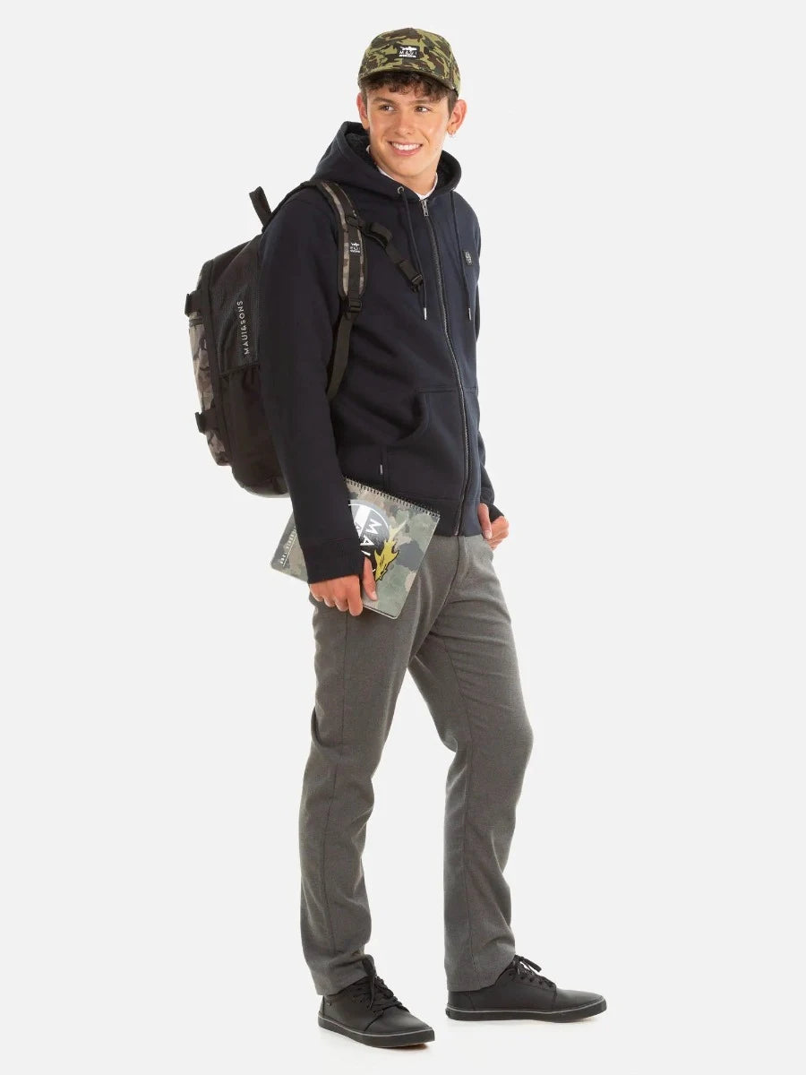 Polerón Niño Escolar Micropolar Azul Marino