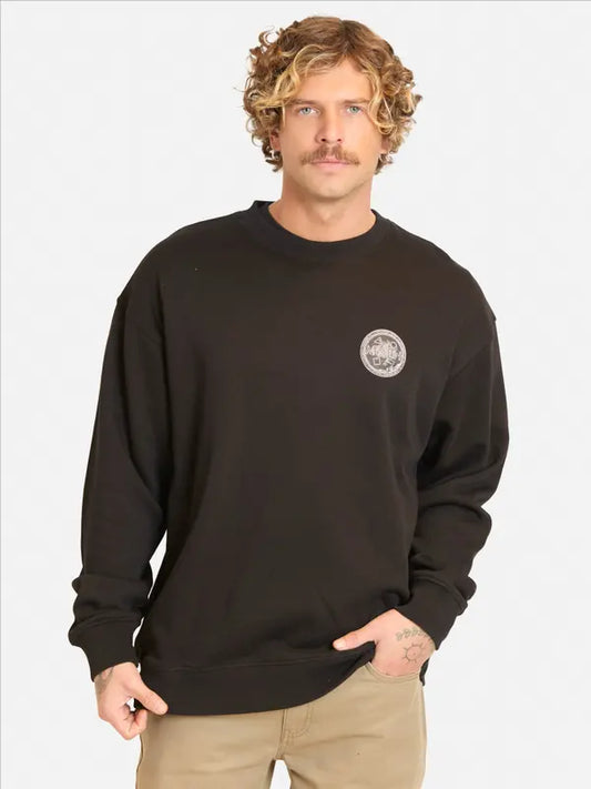 Poleron Hombre Classic Crew Black