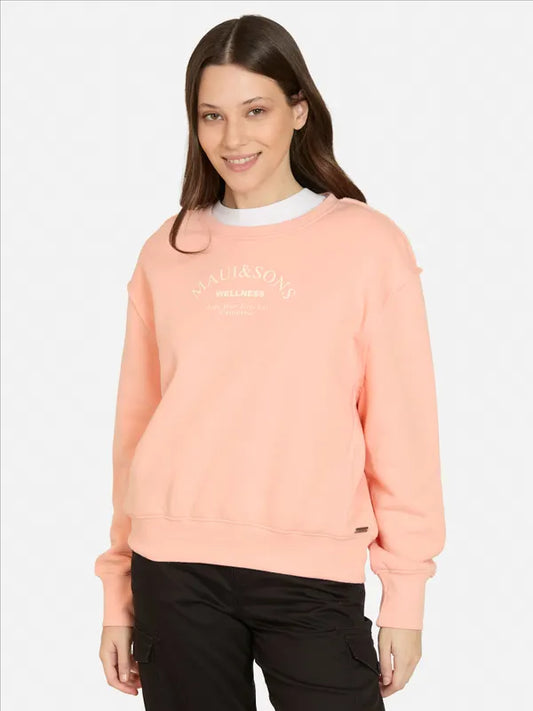 Poleron Mujer Lunar Blend Orange