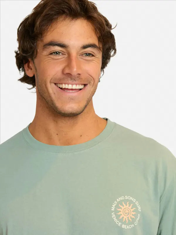 Polera Hombre Palm Radiance Military