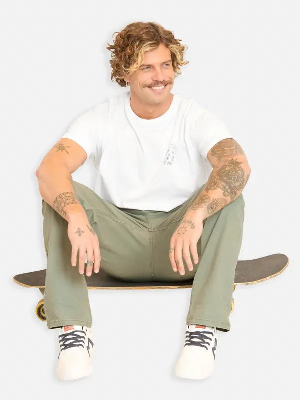 Polera Hombre Endless Wave White