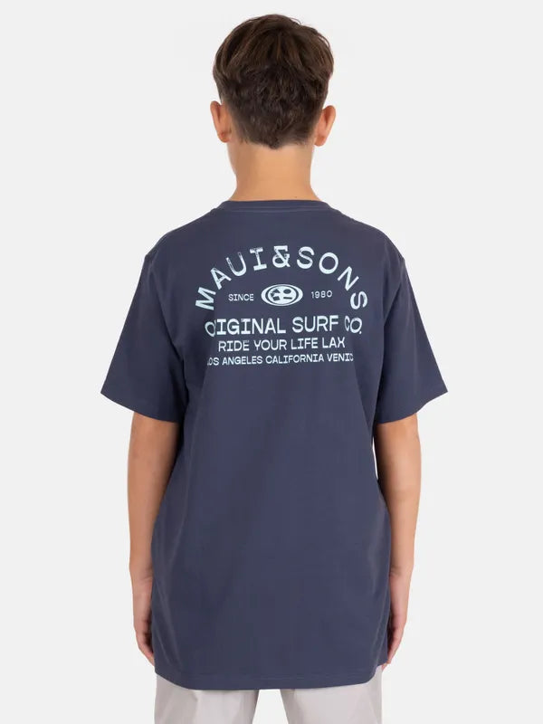 Polera Niño Chrome Wave Navy