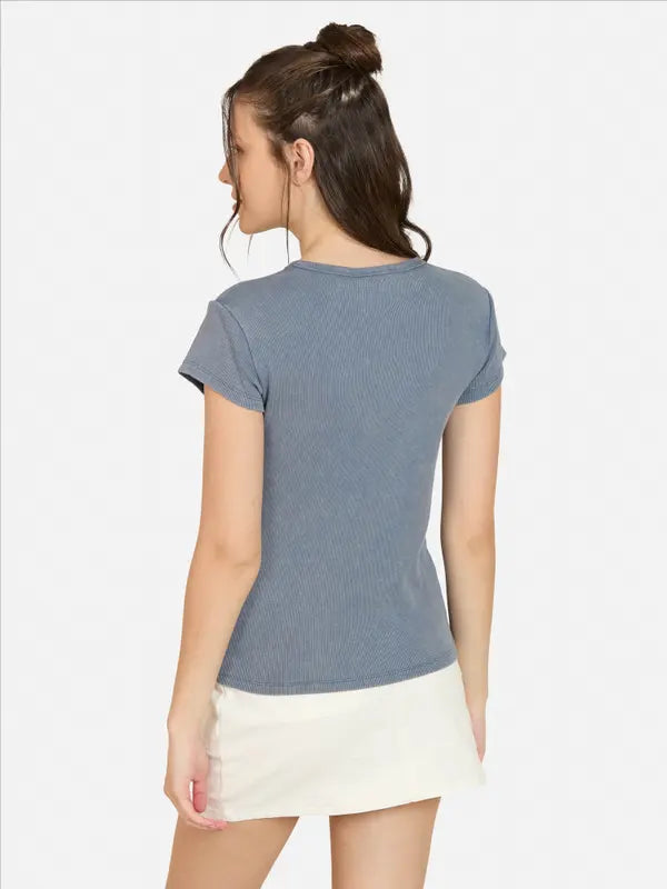 Polera Mujer Azure Bloom Blue