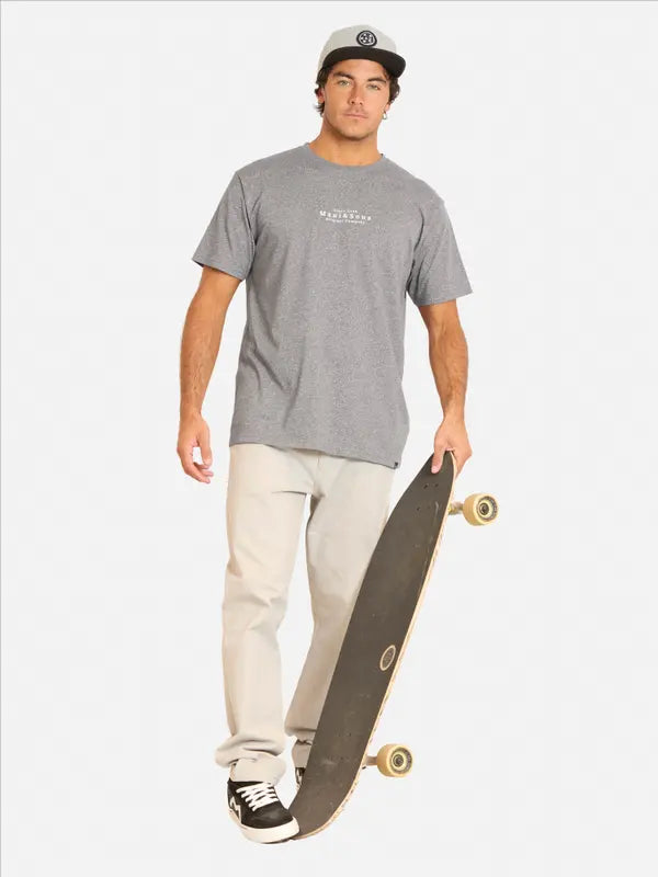 Polera Hombre Textured Ride Grey