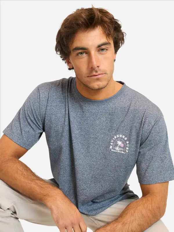 Polera Hombre Twist Wave Navy