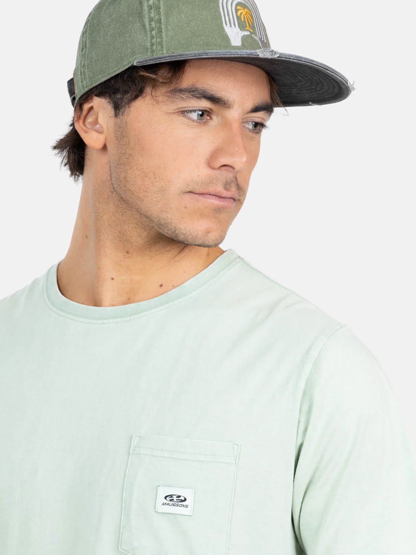 polera-hombre-m/c-pigment-garment-dye-verde