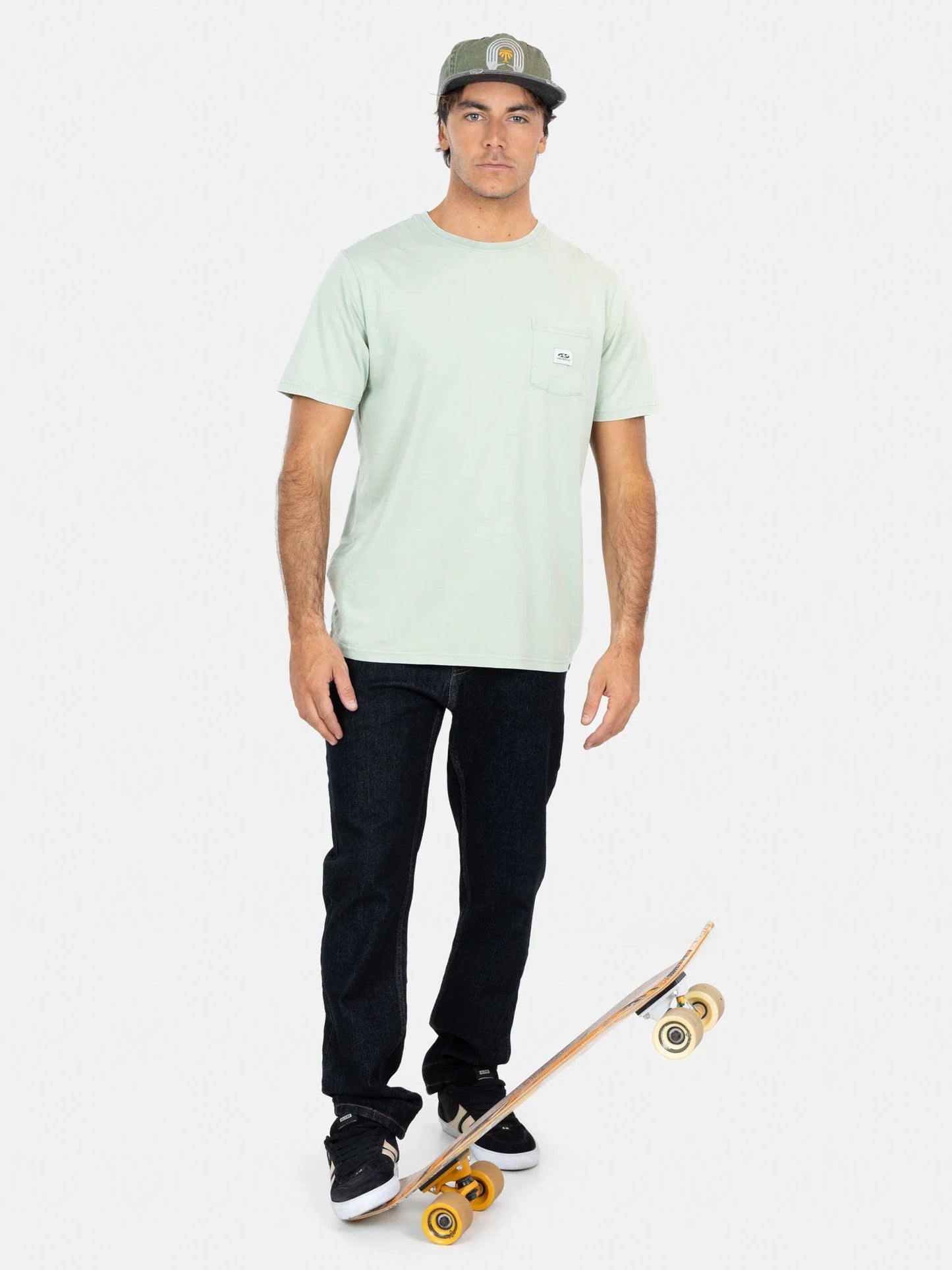 polera-hombre-m/c-pigment-garment-dye-verde