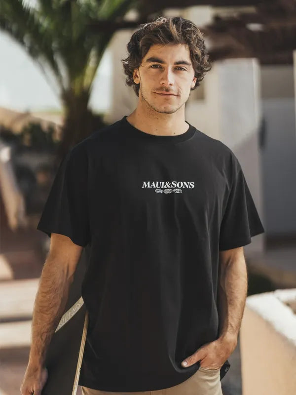 Polera Hombre Oversize Vibes Black
