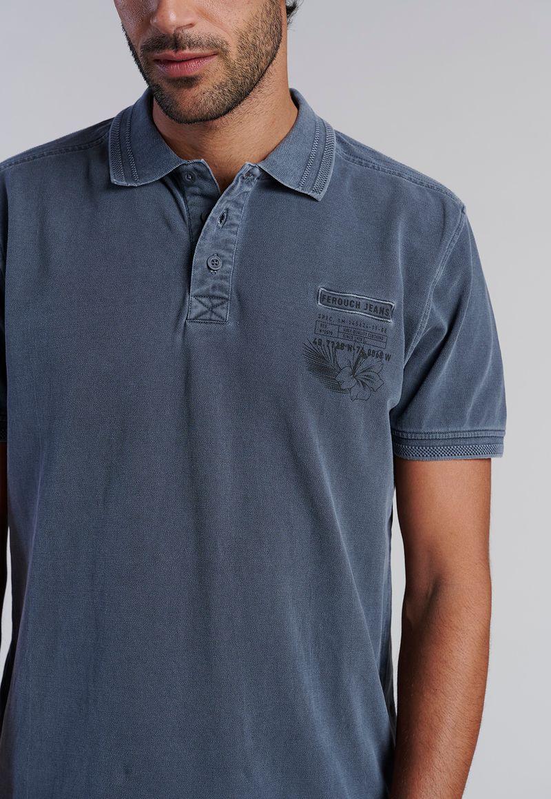 Polera Hombre Polo Las Vegas Metal