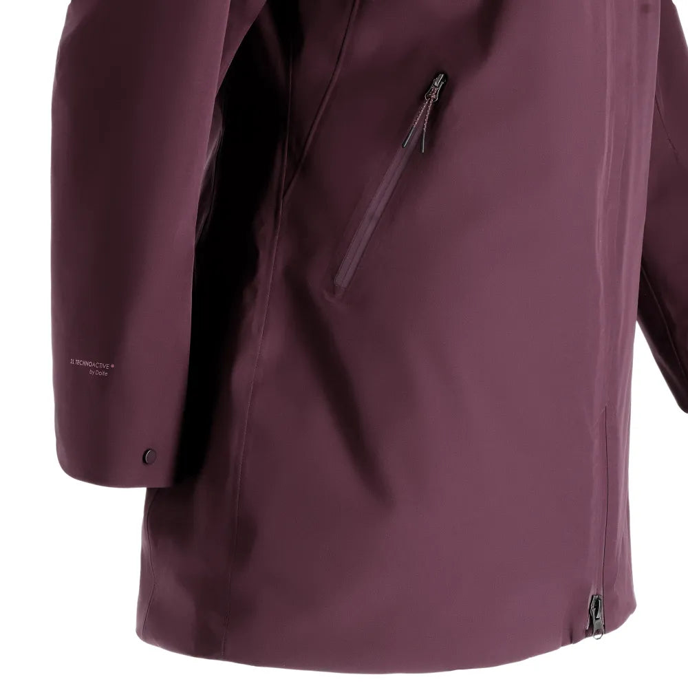Parka Mujer Abrigo Raven Burdeo