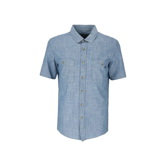 camisa-hombre-manga-corta-solden-melange-azul