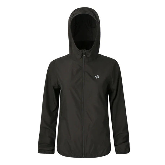 Chaqueta Mujer Compactable Airjkt Hoodie Negro