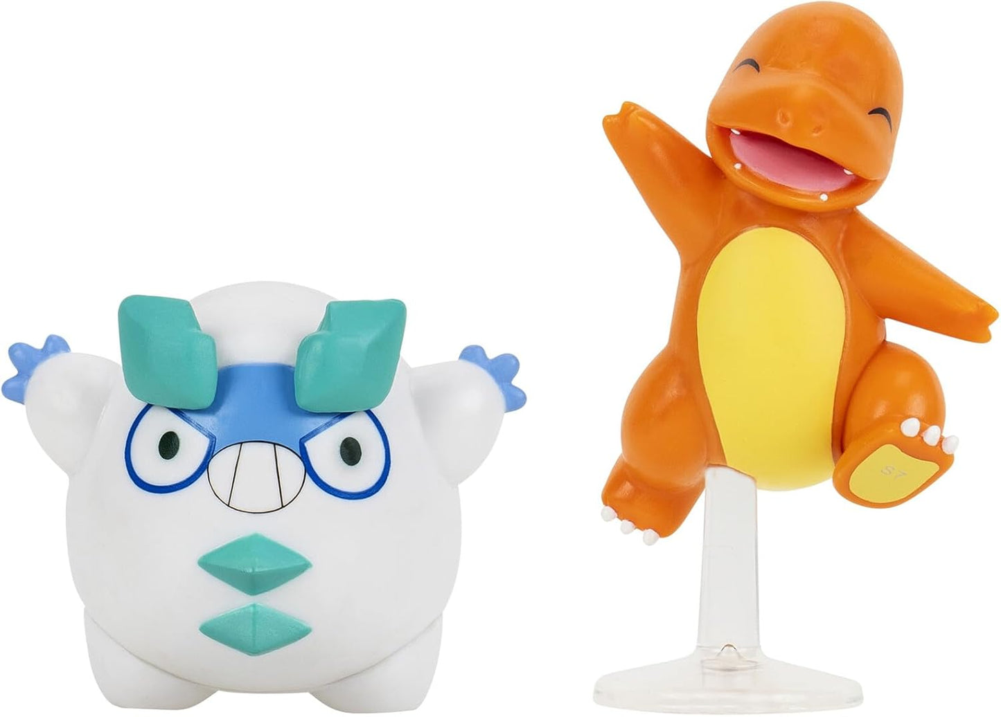 Pokemon Battle ready! Set 2 Figuras Galarian Darumaka + Charmander