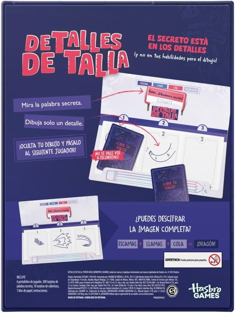 Juego de Mesa Detalle de Talla