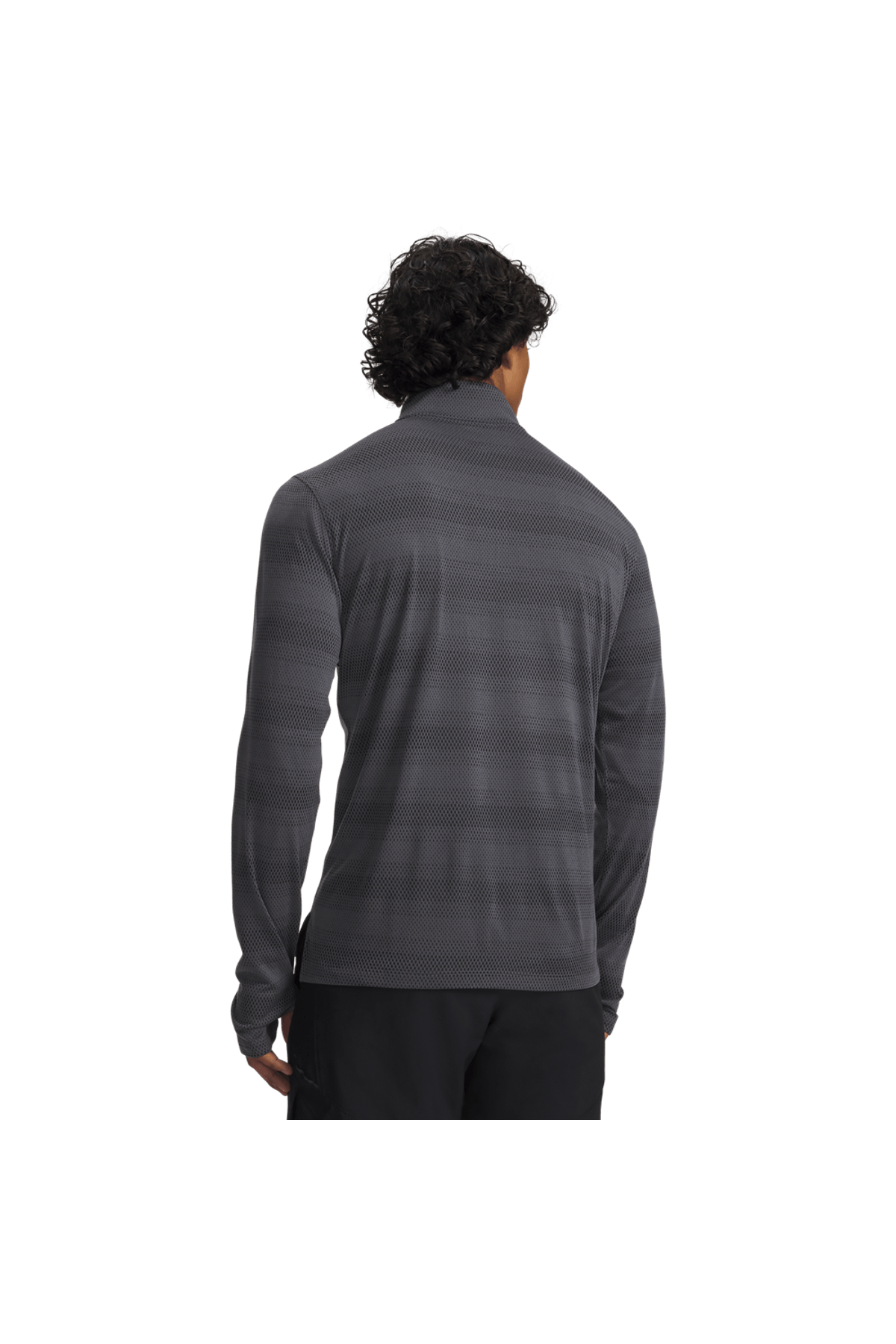 Polera Hombre Manga Larga Velociti Gris