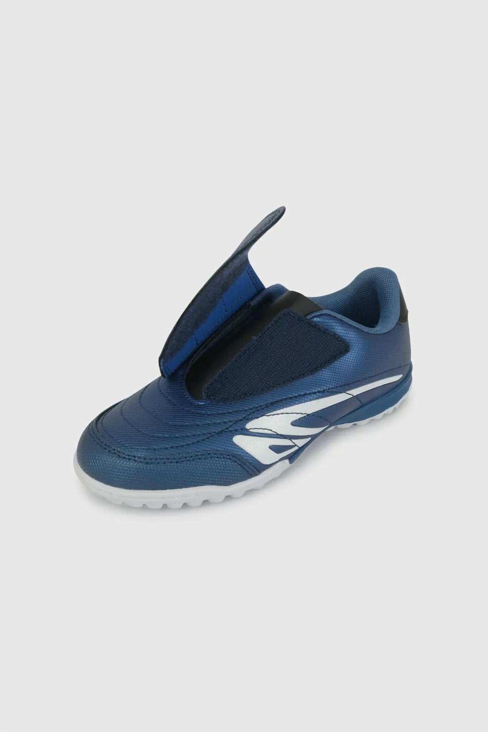 Zapatilla Niño Fútbol Azul Electrico