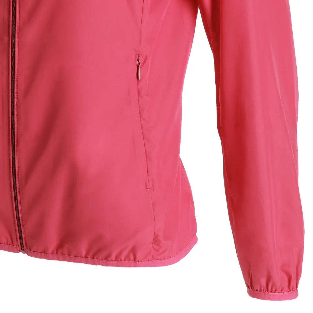 Chaqueta Mujer Compactable Airjkt Hoodie Guinda