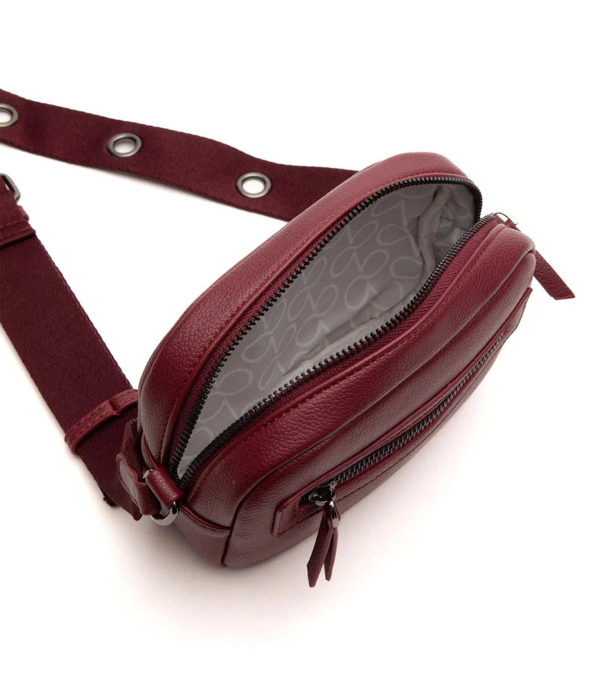 Cartera Mujer Bandolera Pequeña Burdeo