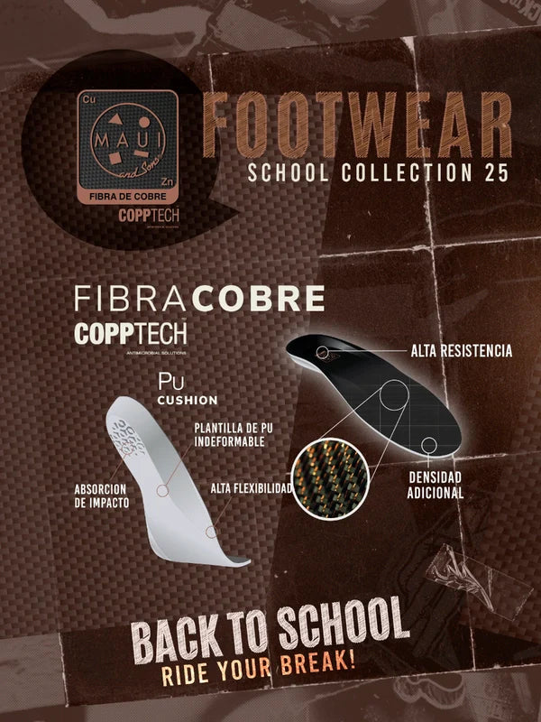 Zapatillas Niño Escolares Poke HI Black